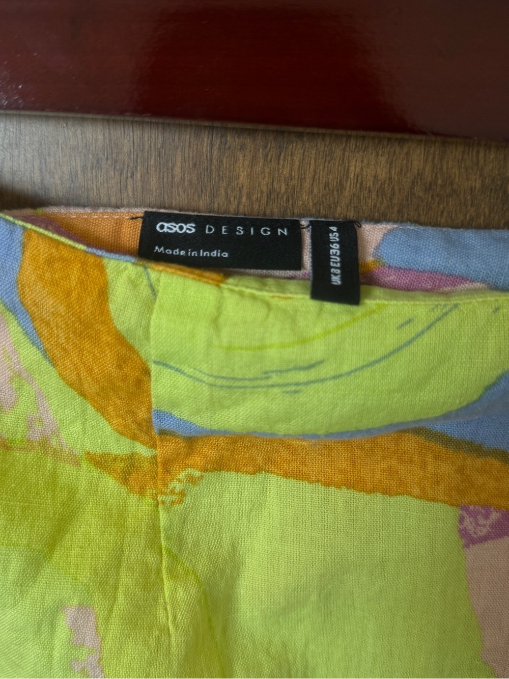 ASOS Multicolor Spilt Maxi Skirt US4 - Picture 2 of 2